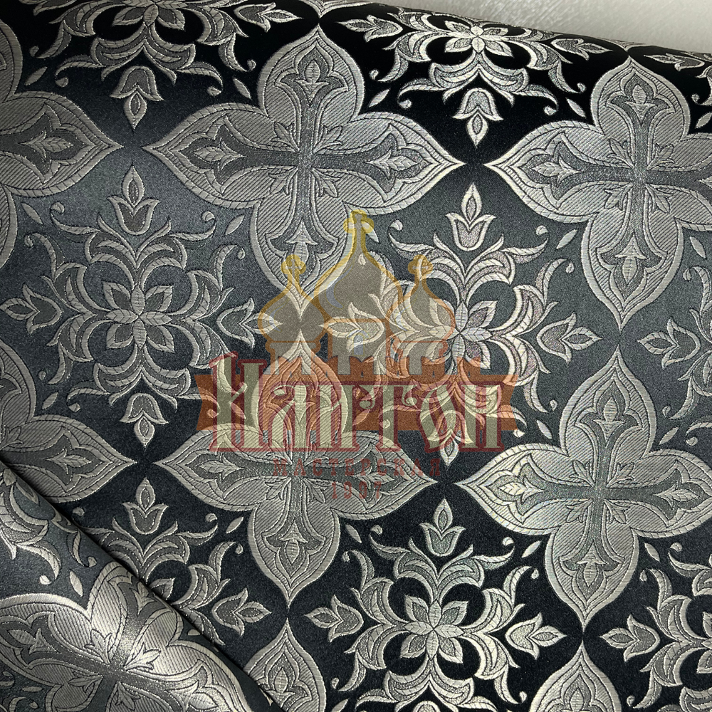 Парча "Вера" чёрная