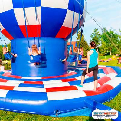 Качель из ПВХ «Праздничный взлёт», 6,5×6,5×6,8 м