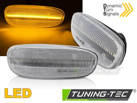 Динамические указатели поворота для  SUBARU IMPREZA 93-00 WHITE SEQ LED