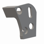 Кронштейн крепления фары для Opel Corsa D 2006-2011 г.в.