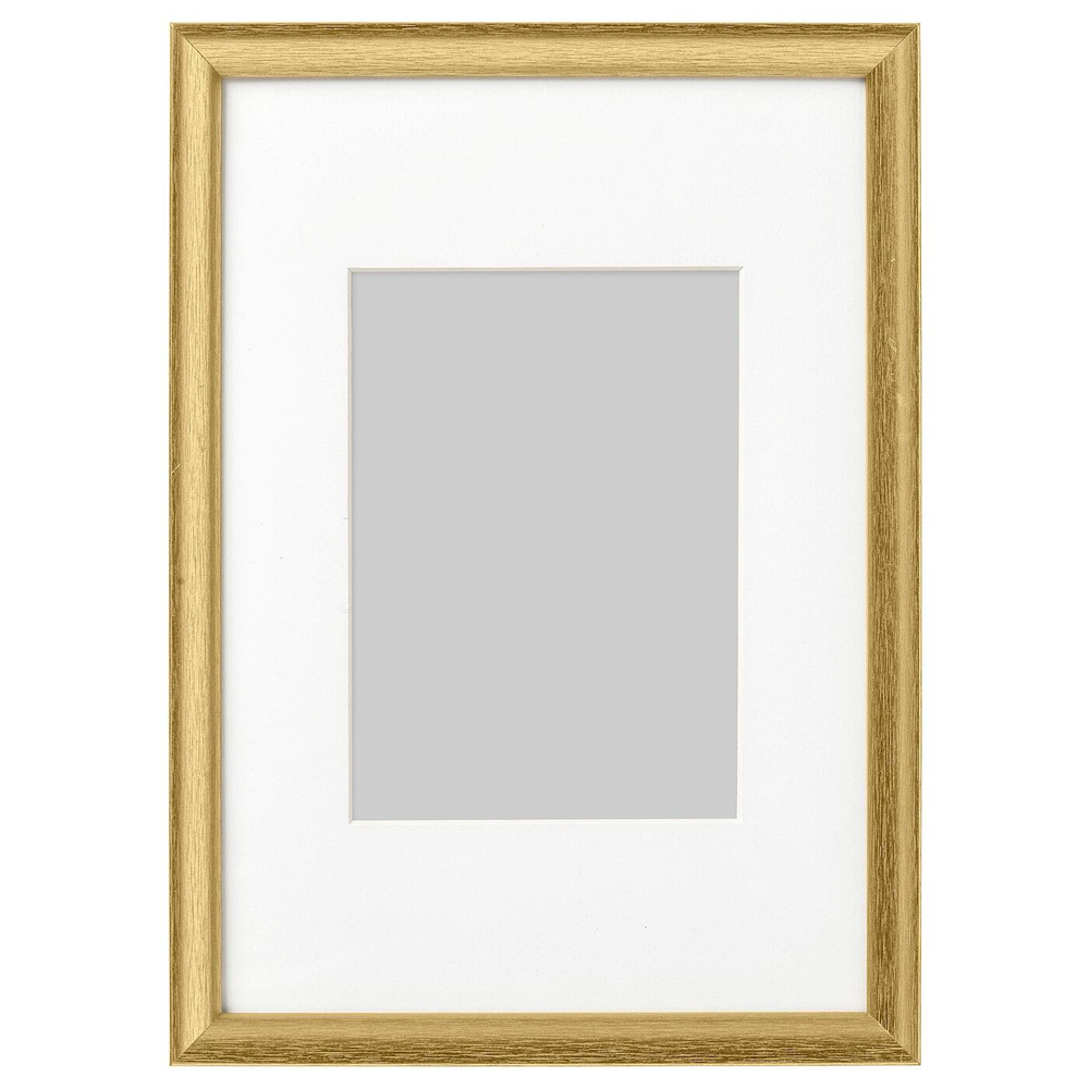 IKEA SILVERHÖJDEN  (ИКЕА СИЛВЕРХÖЙДЕН)  -  Рамка, цвет золота, 21x30 см