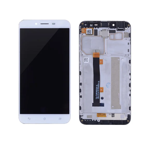 Дисплей для Asus ZC553KL в сборе с тачскрином на рамке (White)