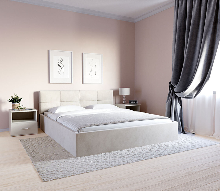 Двуспальная кровать с подъемным механизмом Оптима Лайт, 140х200