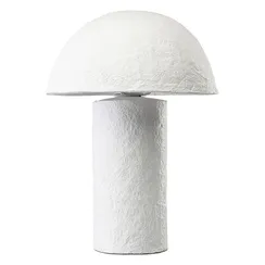 Лампа настольная texture sleek, D32x42 см, белая