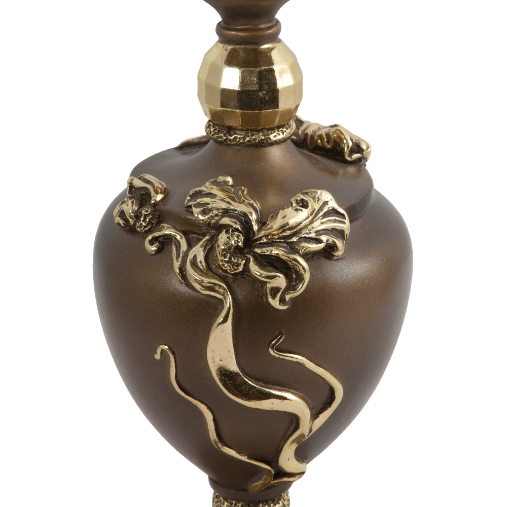 Настольная лампа Флер де Лис Бронза Тюссо Игуана Беж