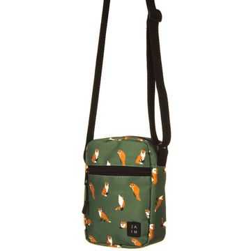 Мини сумка мессенджер ZAIN 219. Лисы