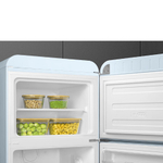 Отдельностоящий двухдверный холодильник Smeg FAB30RPB5
