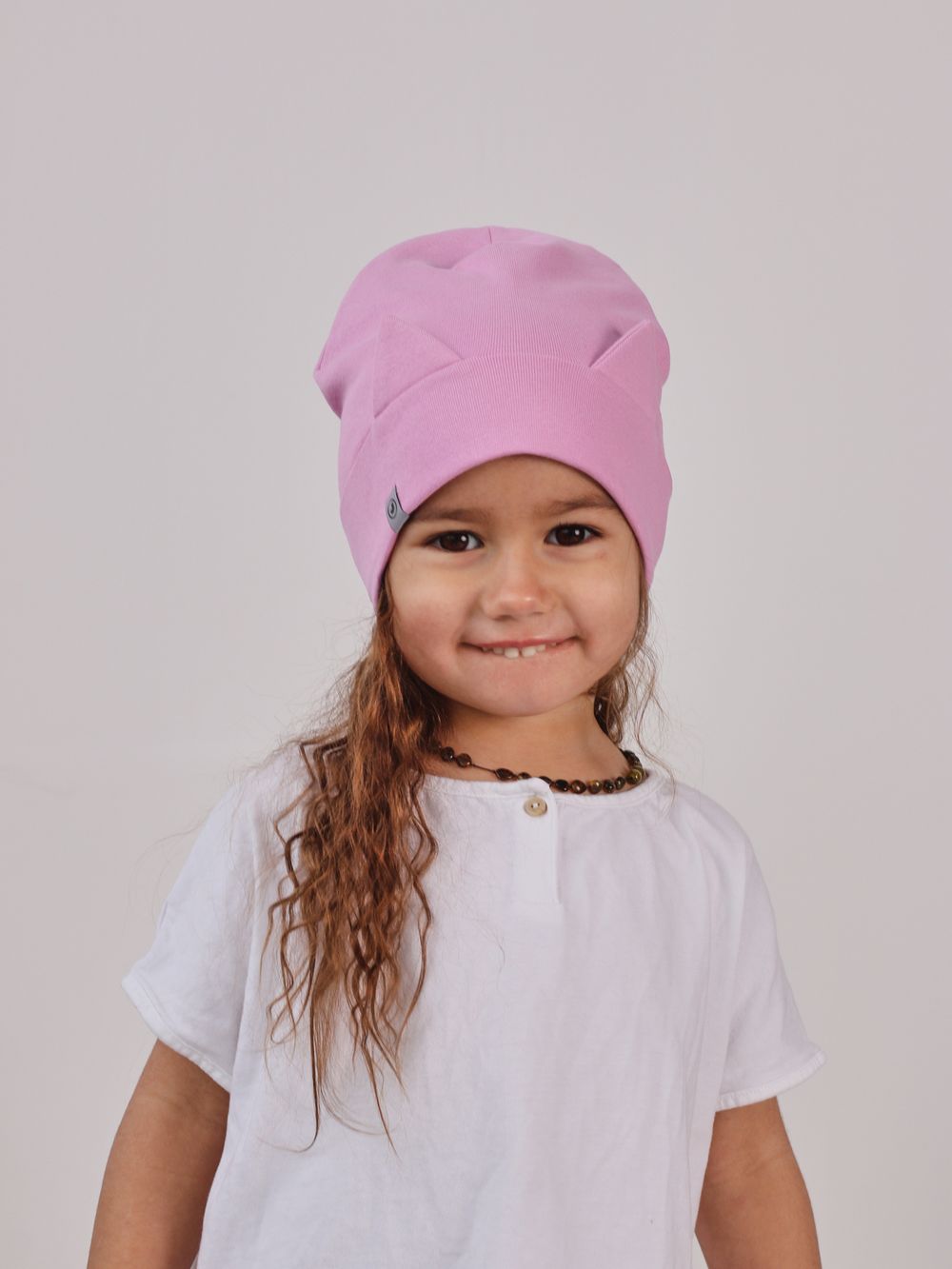 Шапка трикотажная КИС(Лиловый)