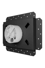 Вентилятор встраиваемый EXCELLENT D125 осевой обр.клапан шариковый подшипник черный матовый ERA