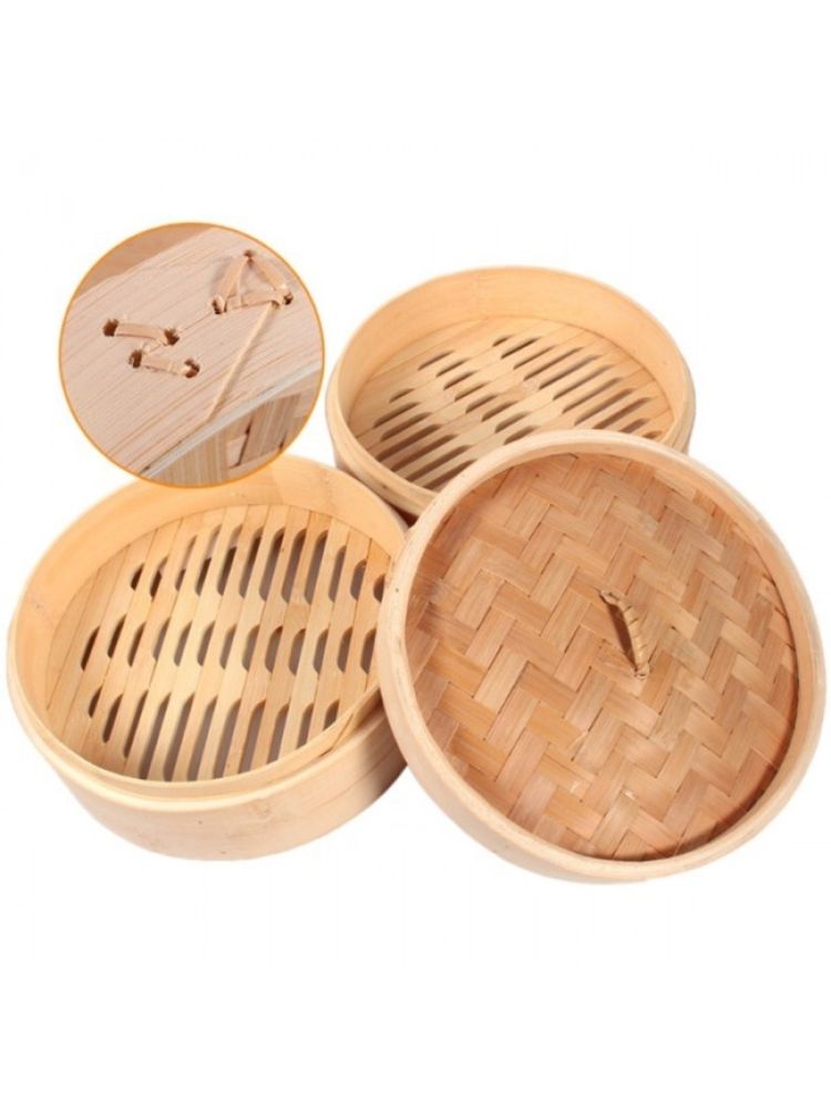 Пароварка бамбуковая Real Tang Steamer 2 яруса 15 см