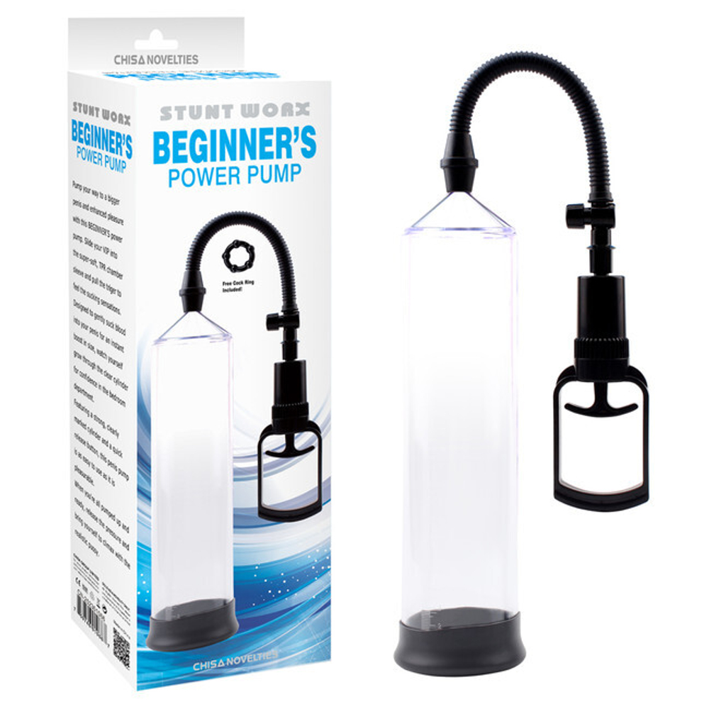 Вакуумная помпа для пениса Beginner's Power Pump (Цвет: прозрачный)