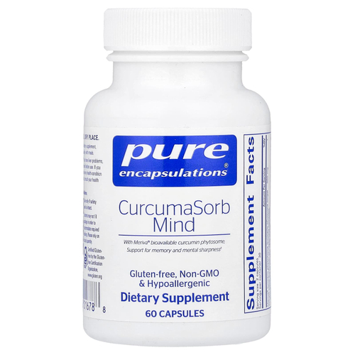 Pure Encapsulations, CurcumaSorb Mind, 60 Capsules