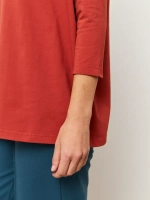 Лонгслив оверсайз с рукавом 3/4