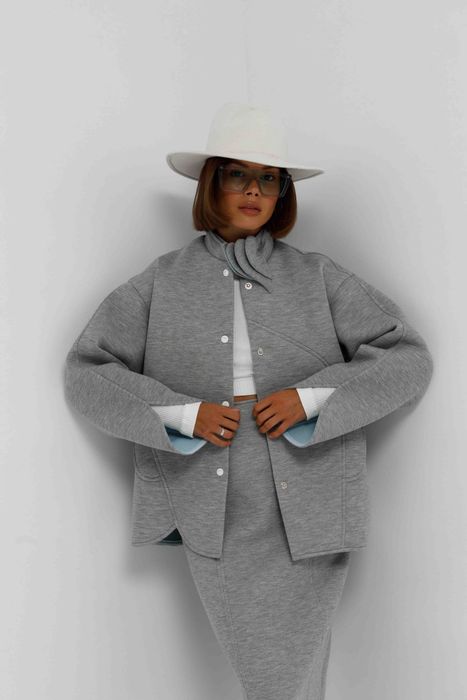 ЧОКЕР ЛЕНСИ СЕРЫЙ