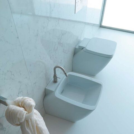 Биде AXA Atmosfere 138 приставное белое 2302001