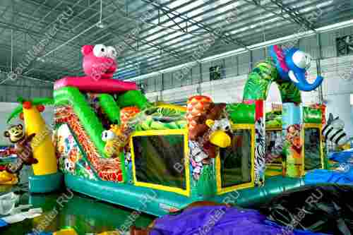 Надувной батут "Бегемотик"