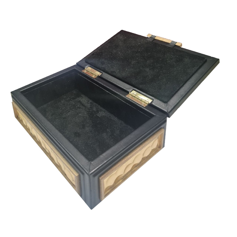 Шкатулка прямоугольная «Turtle». Цвет черный