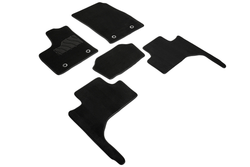 Ворсовые коврики LUX для Toyota Land Cruiser 300 2021-н.в. Seintex.96555