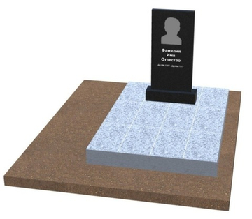 Готовое ритуальное сооружение 1,2м*1,8м (под ключ).