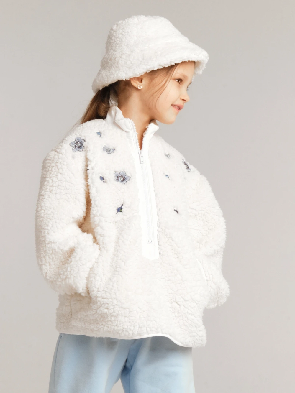 Анорак NEZABUDKA CHILD, молочный