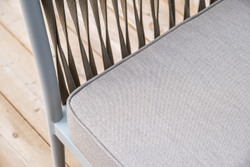 "Касабланка" модульная лаунж-зона из роупа (веревки), каркас из алюминия