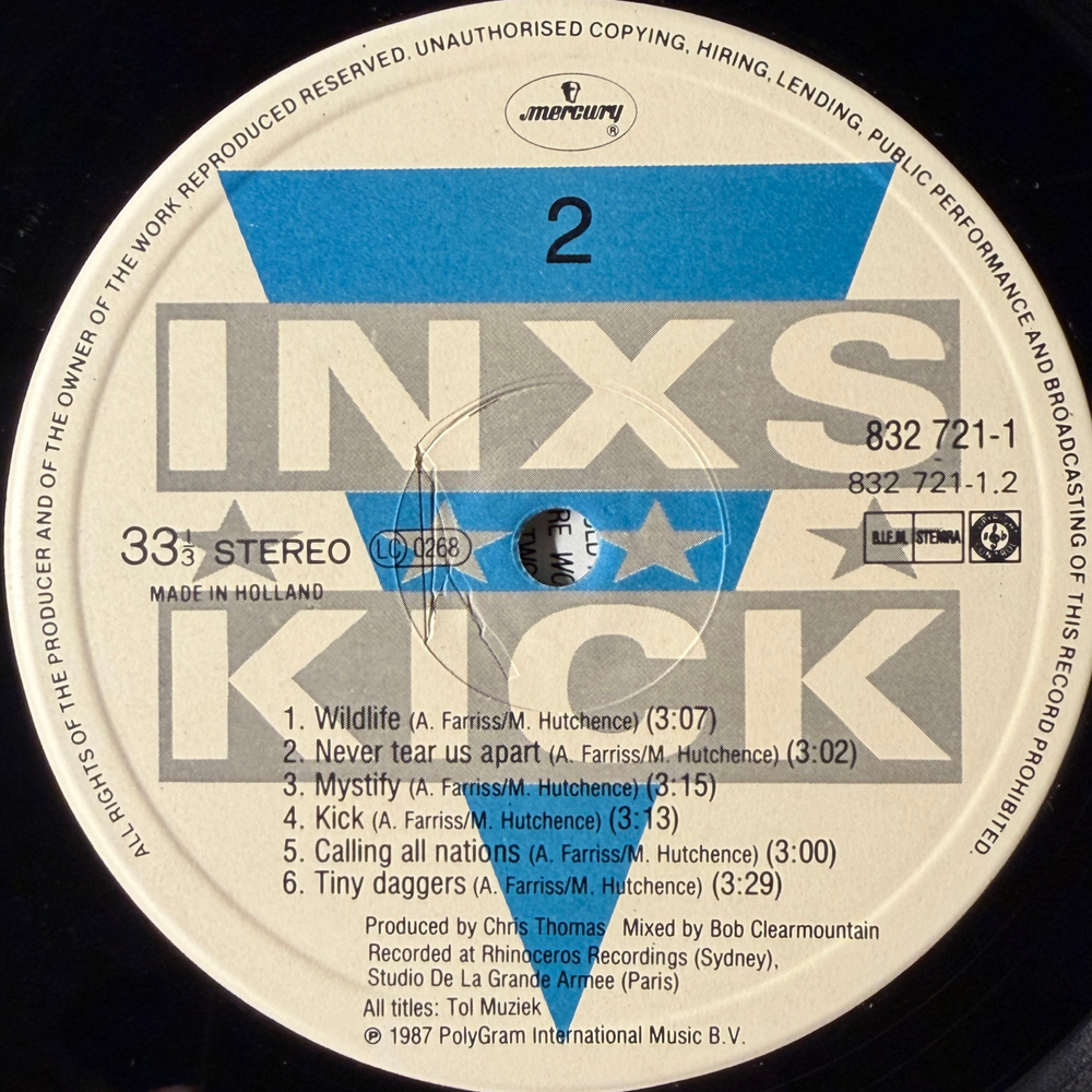 INXS - Kick (Европа 1987г.)