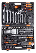 Набор инструментов, 1/2", 1/4", CrV, в кейсе 151 предмет Вихрь