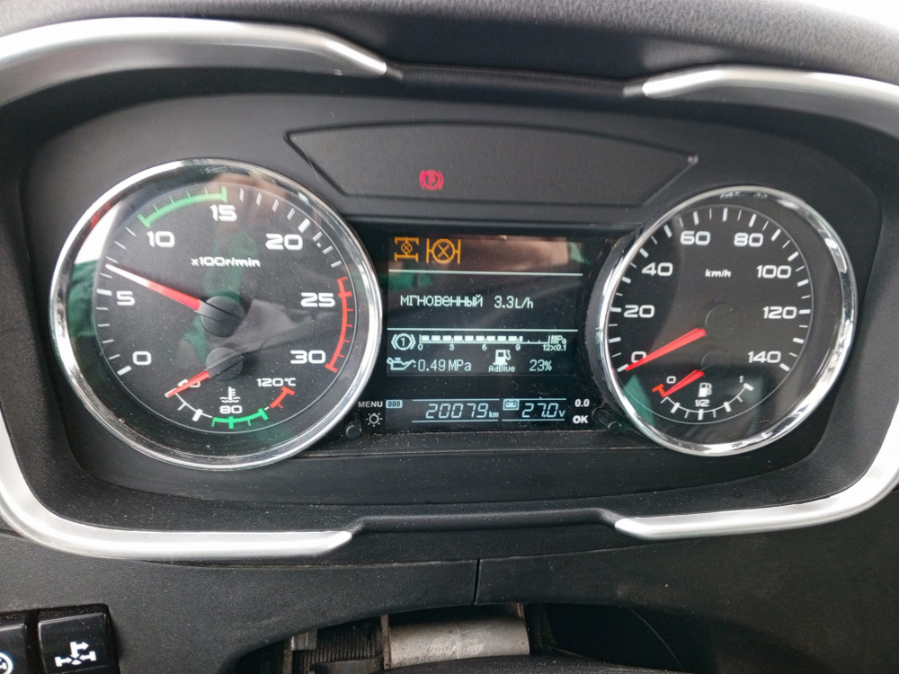 FAW J6 6x6 Бортовой с КМУ W2K00 (Дизельный, 11,1 л, 420 л.с., МТ)