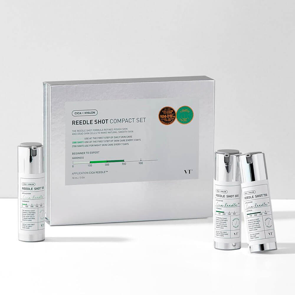 Набор мини-сывороток с микроиглами VT Cosmetics Reedle Shot Compact Set