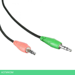 Наушники Oklick HS-L380G черный/красный (JD-032)