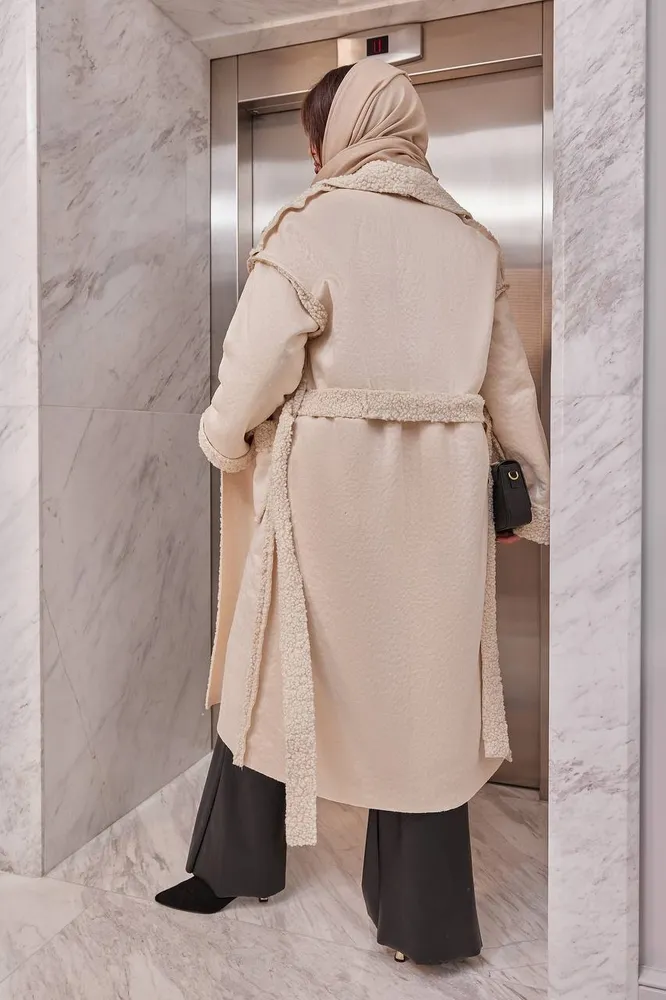 Дубленка двусторонняя УК-5862-2 Фабрика Моды