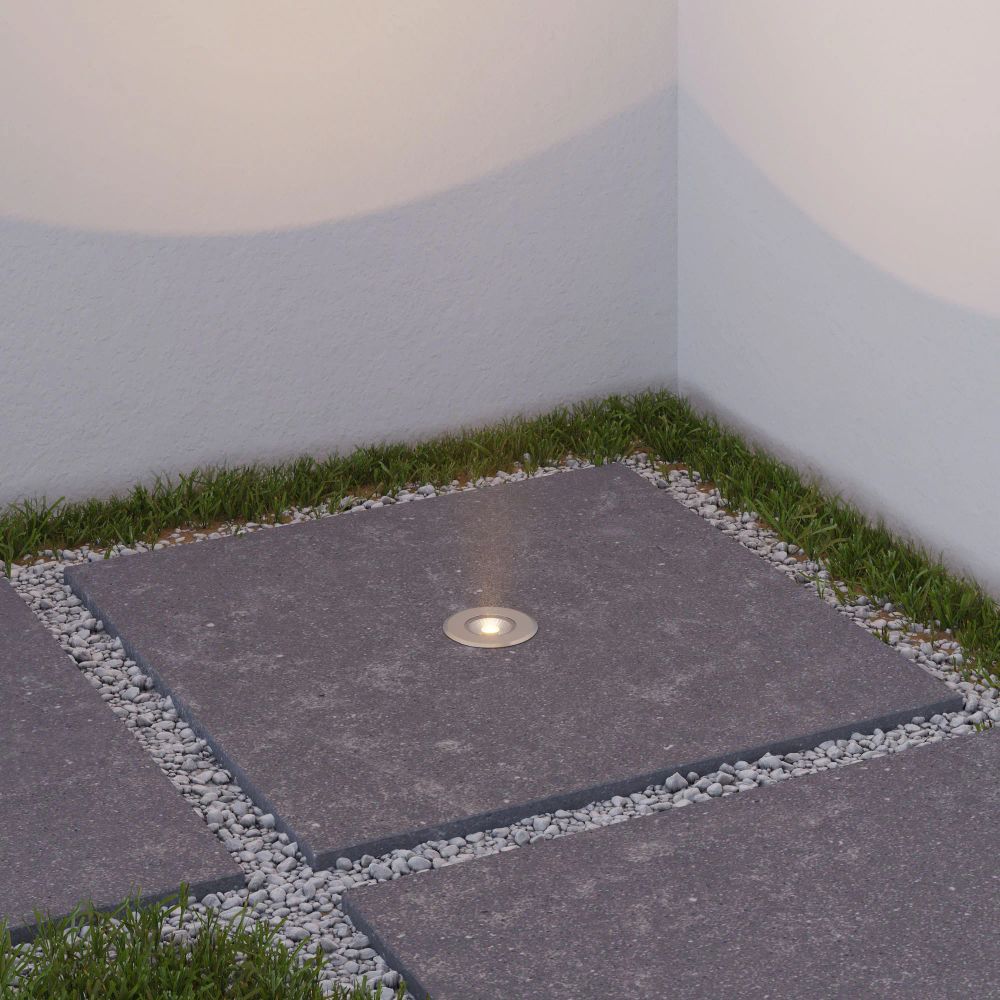 Светильник ART-GROUND-SLIM-R130-9W Warm3000 (SL, 30 deg, 24V) (Arlight, IP67 Металл, 3 года) 038165