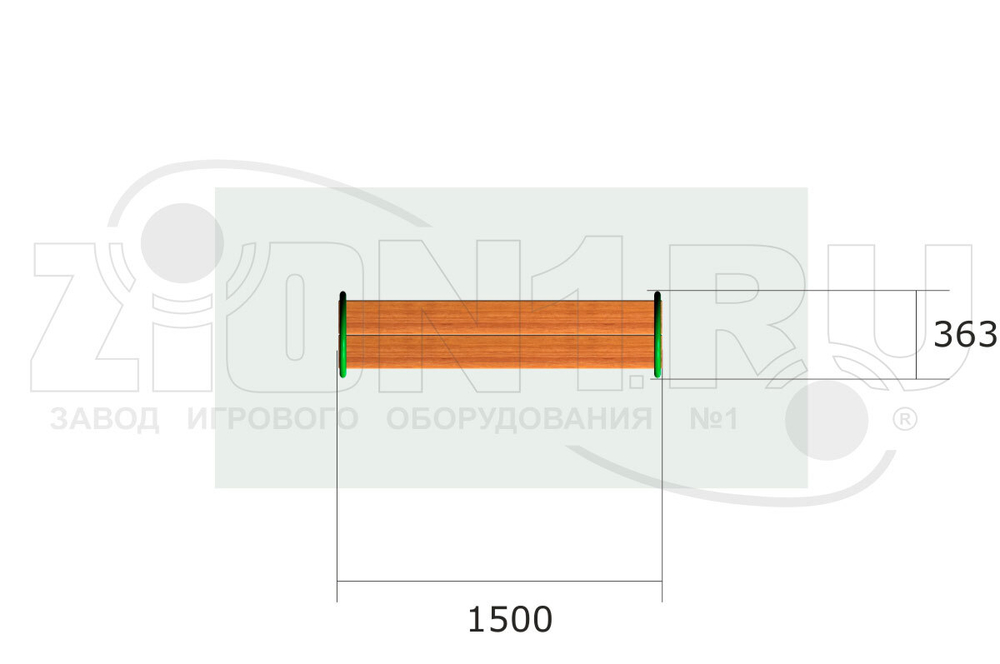 Скамейка парковая М19