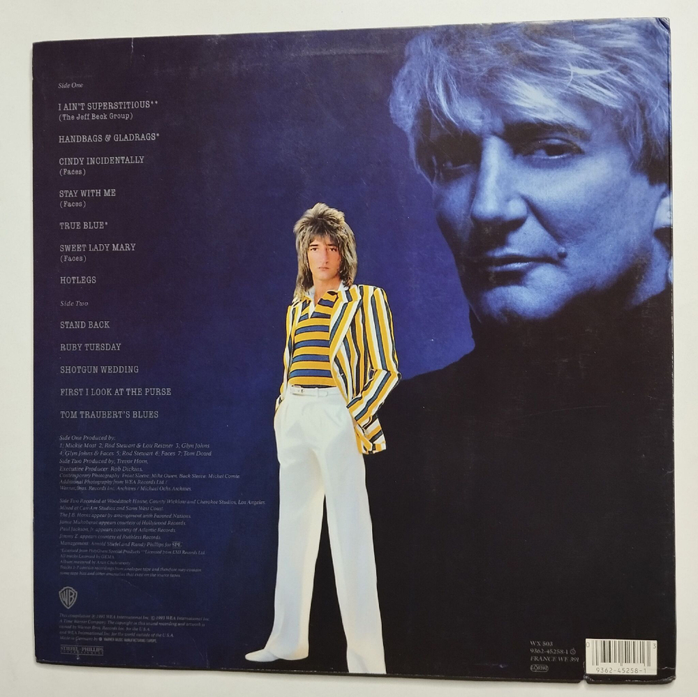 Винтажная виниловая пластинка LP Rod Stewart Lead Vocalist (UK 1993)