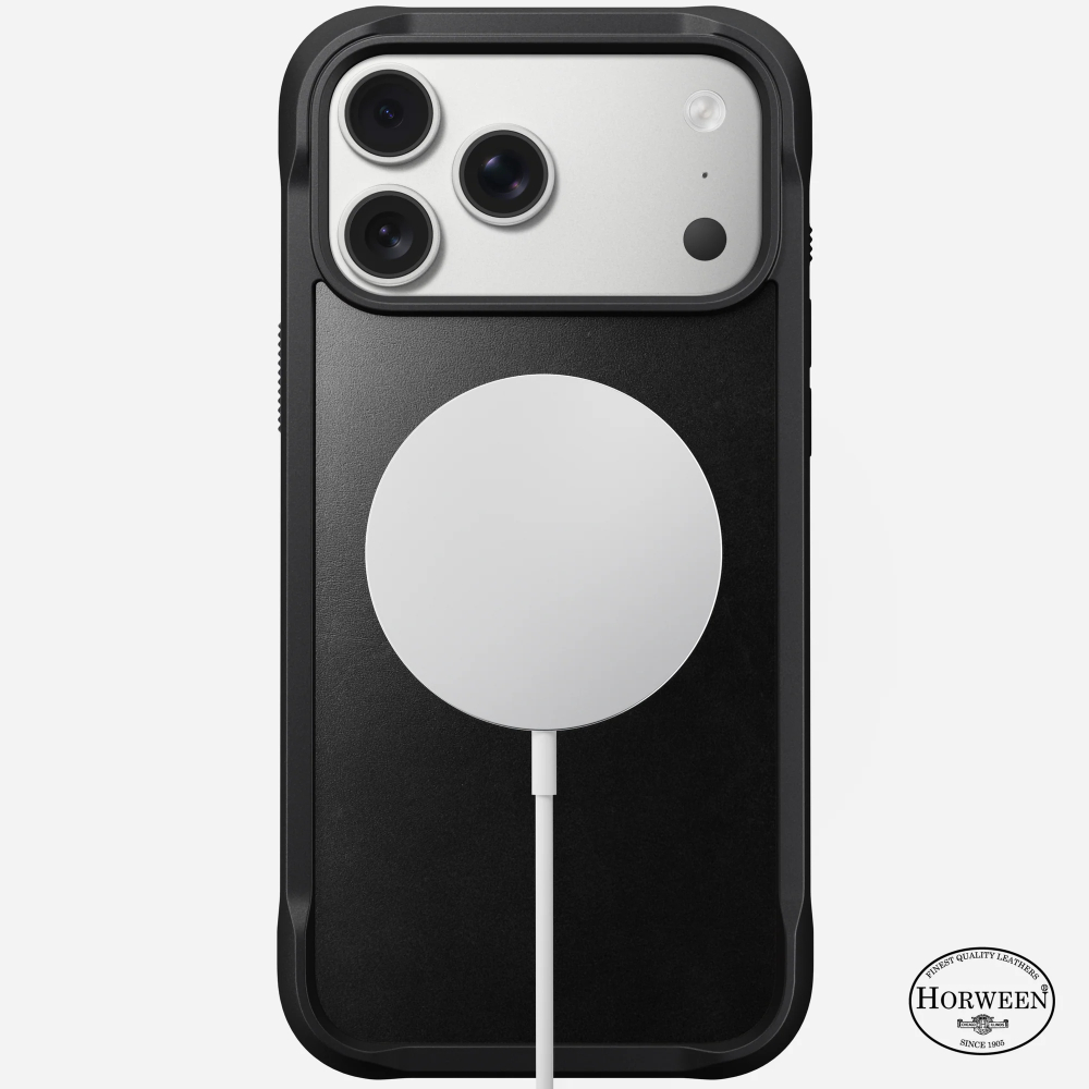 Чехол Nomad Rugged Case horween для iPhone 17 Pro Max черный