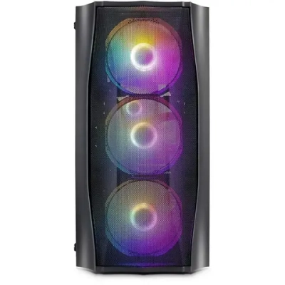 Корпус для компьютера 1STPLAYER Корпус FIREBASE X3-M Black / mATX, TG / 4x120mm LED fans inc. / X3-M-BK-4F1