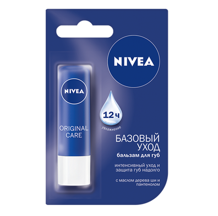 Nivea Бальзам для губ Базовый уход, 4,8 гр