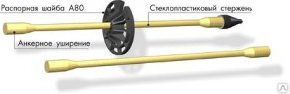 Стеклопластиковая гибкая связь с 2-х сторонним утолщением 350мм