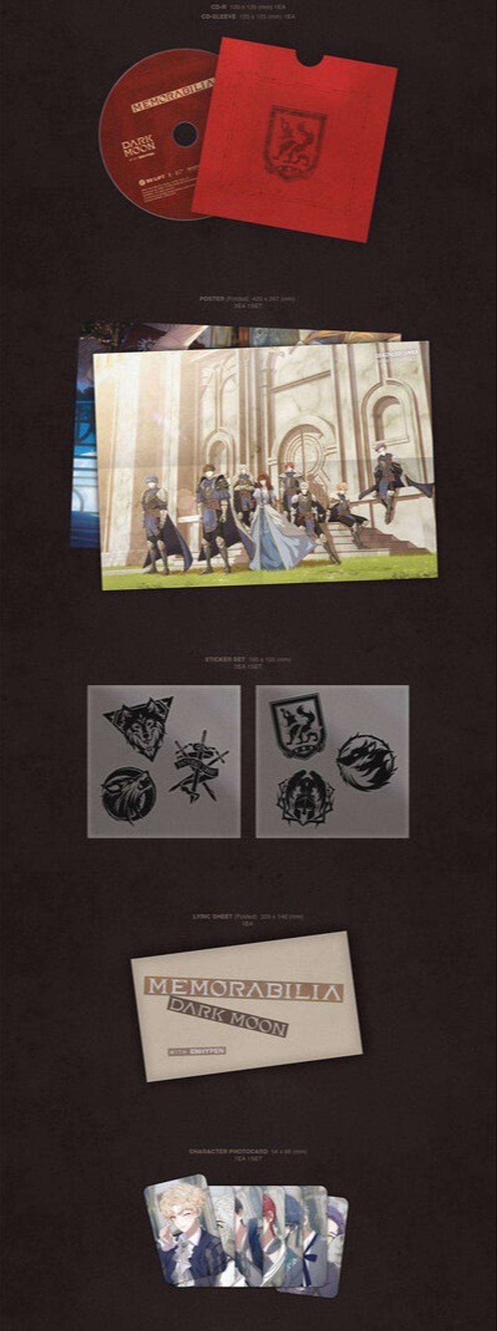 Альбом ENHYPEN - DARK MOON SPECIAL ALBUM [MEMORABILIA] (Vargr ver.)