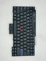 Клавиатура для ноутбука Lenovo X300/X301 раскладка - русская, без подсветки, черная (42T3616), оригинал