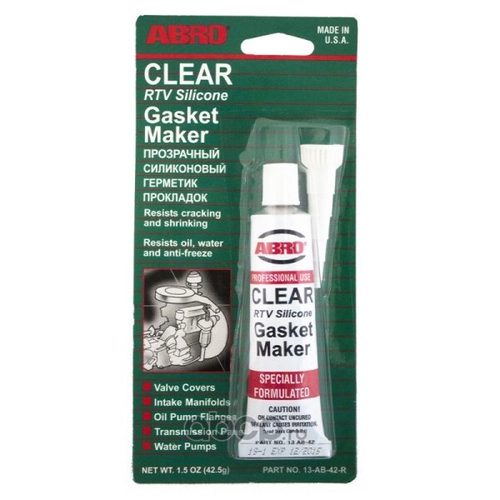 Герметик прокладок /прозрачный/ 42,5 гр (оригинал) (ABRO)