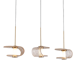 Подвесной светильник MD24020901-3B gold/cognac