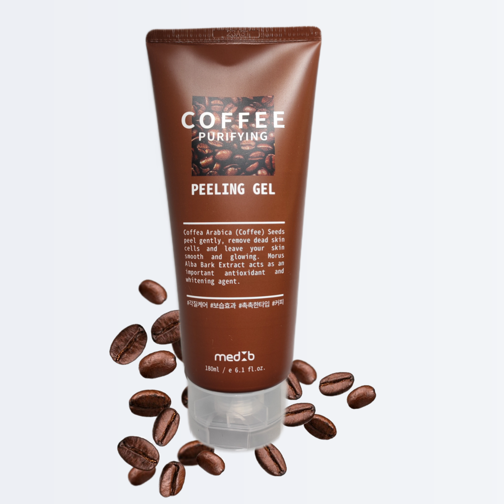 Гель-скатка пилинг для лица Med B Coffee Purifying Peeling Gel