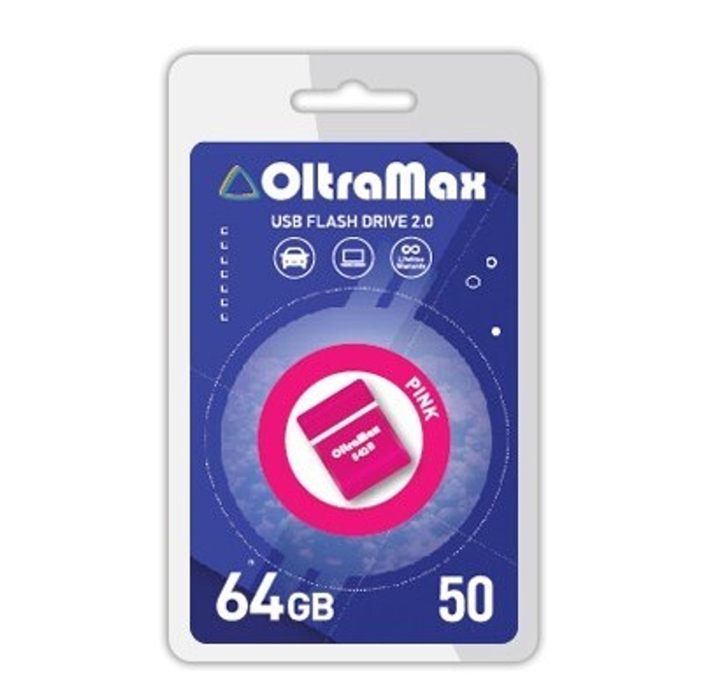 USB Флешка 64GB OltraMax 50, USB 2.0, зеленая