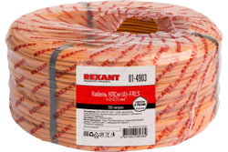 Кабель пожарной сигнализации REXANT КПСнг(А)-FRLS огнестойкий 1х2х0,75мм², 200м 01-4903