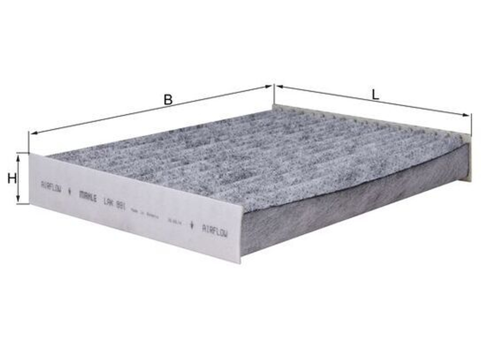 MAHLE - LAK891-MAH - Filter, cabin air