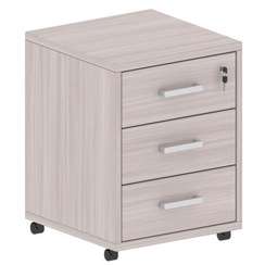 Континент-Про Тумба мобильная  ТМ48 , Ясень Шимо светлый 400х480х570