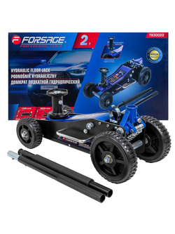 Домкрат подкатной гидравлический 2т (h min 155мм, h max 565мм) Forsage F-T830022