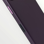 Leather Case (с сенсорной клавишей и АНИМАЦИЕЙ) для iPhone 16 Pro Max