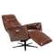 Кресло-реклайнер Angel Cerda 5056, коричневая кожа